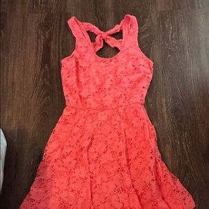 Coral dress